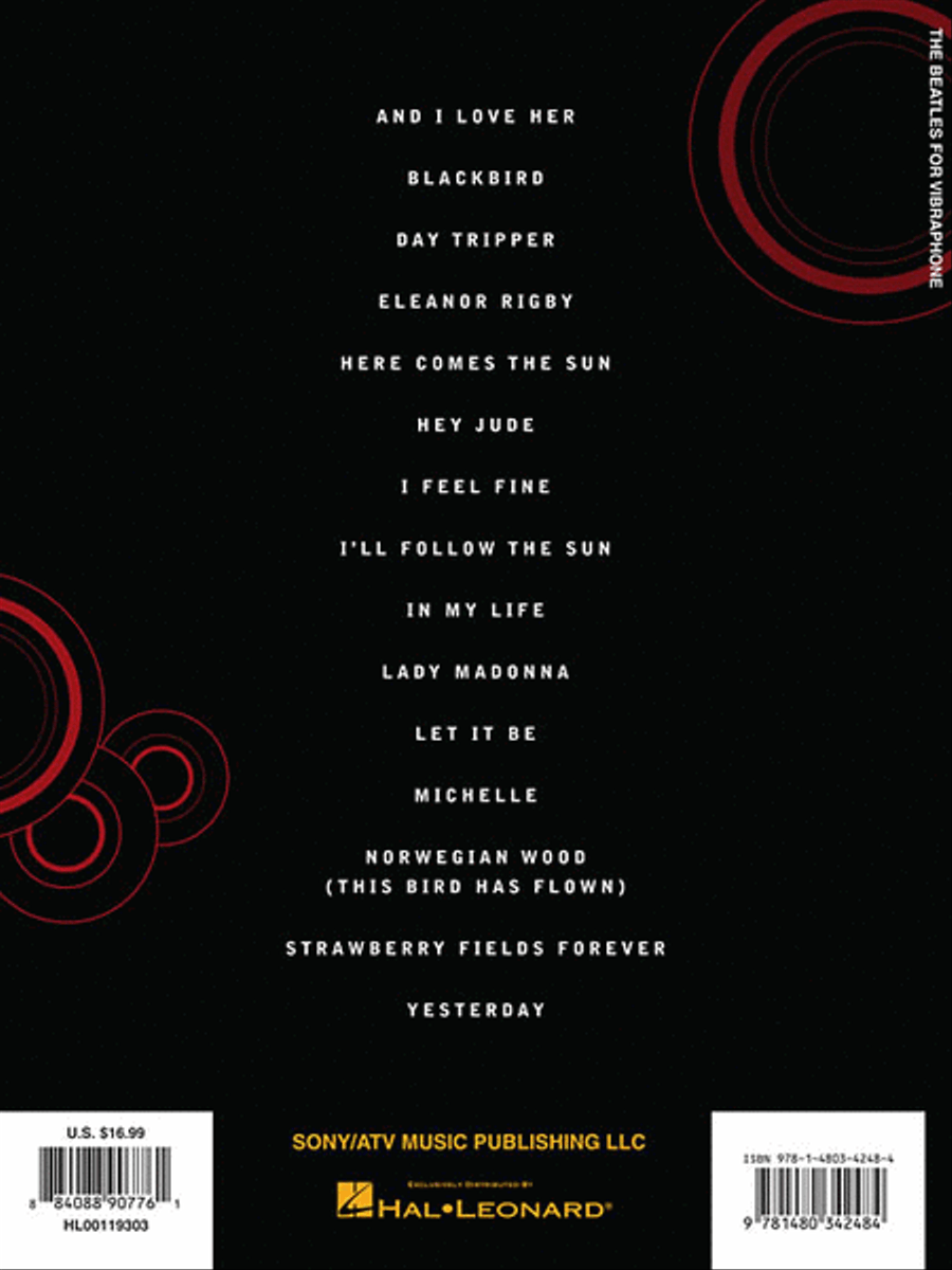 The Beatles for Vibraphone Vibraphone scores gallery preview page 2