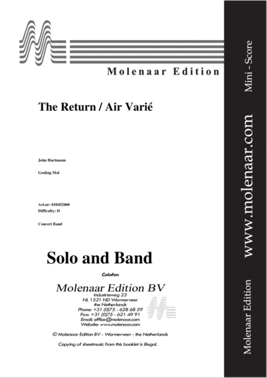 The Return Concert Band scores gallery preview page 2