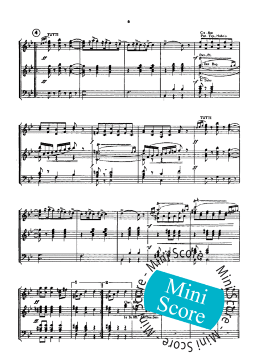 La Czarine Concert Band scores gallery preview page 8
