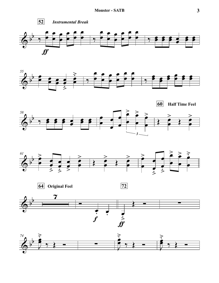 Monster Concert Band scores gallery preview page 3
