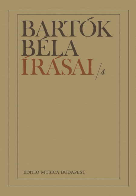 Bartók Béla írásai