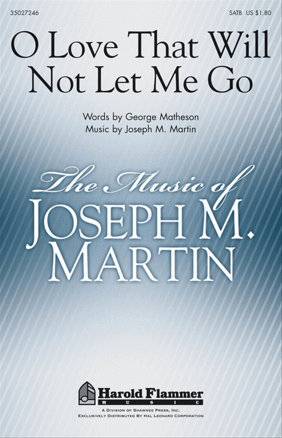 O Love That Will Not Let Me Go 4-Part scores gallery preview page 1