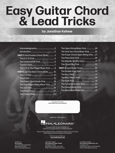 Easy Guitar Chord & Lead Tricks