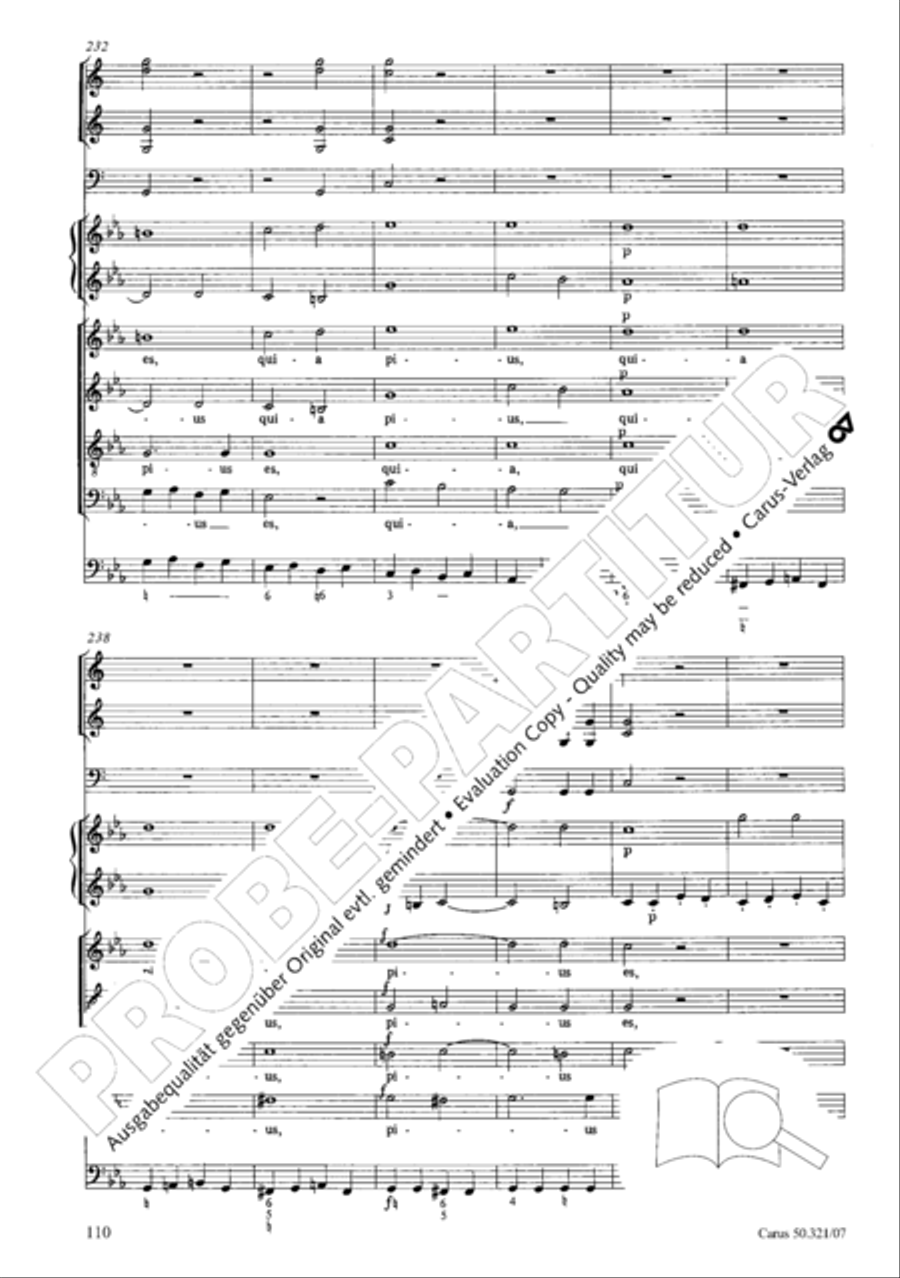 Requiem in C minor Requiem in C minor 4-Part scores gallery preview page 117