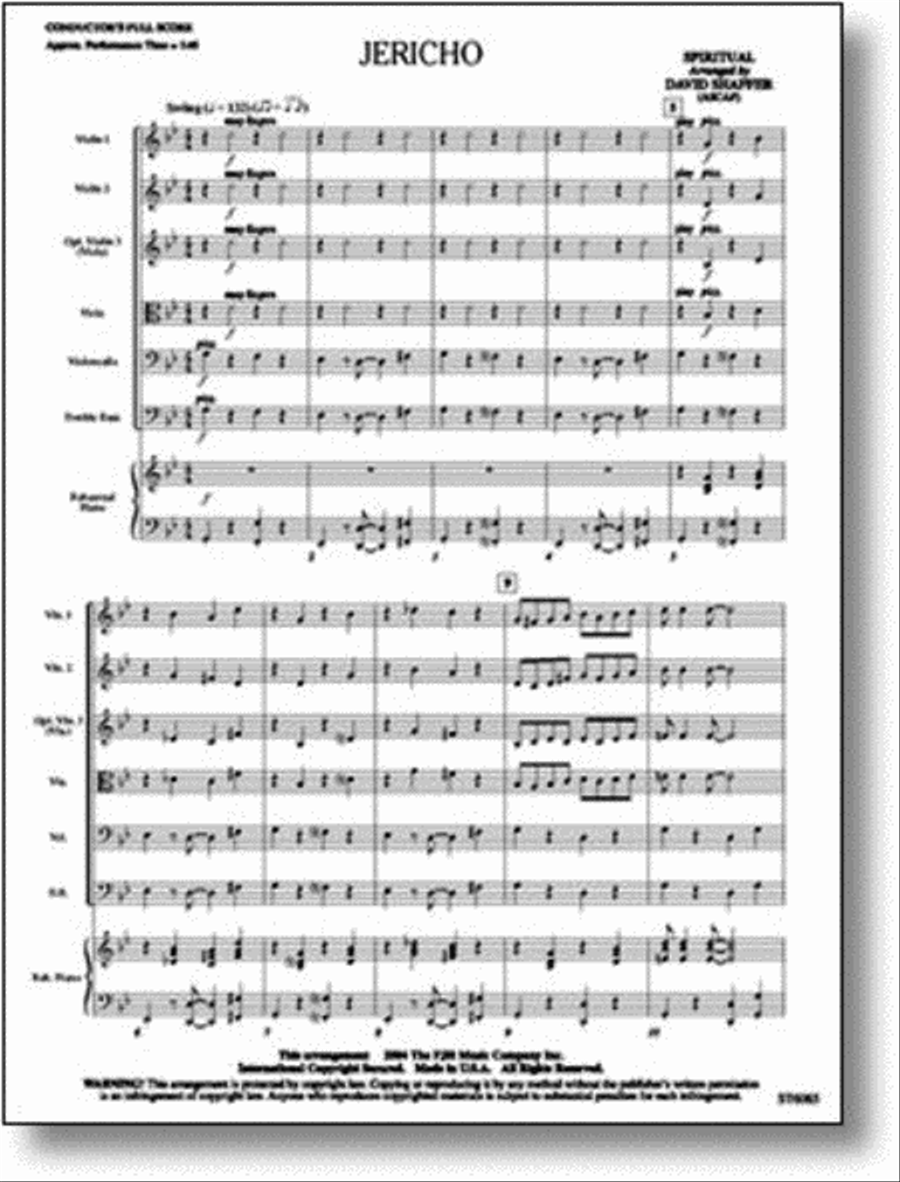 Jericho String Orchestra scores gallery preview page 1