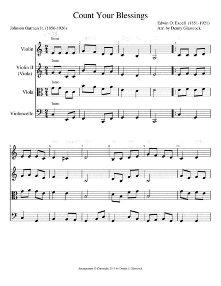 12 Sacred Trios (or Duets) for Strings String Trio scores gallery preview page 1