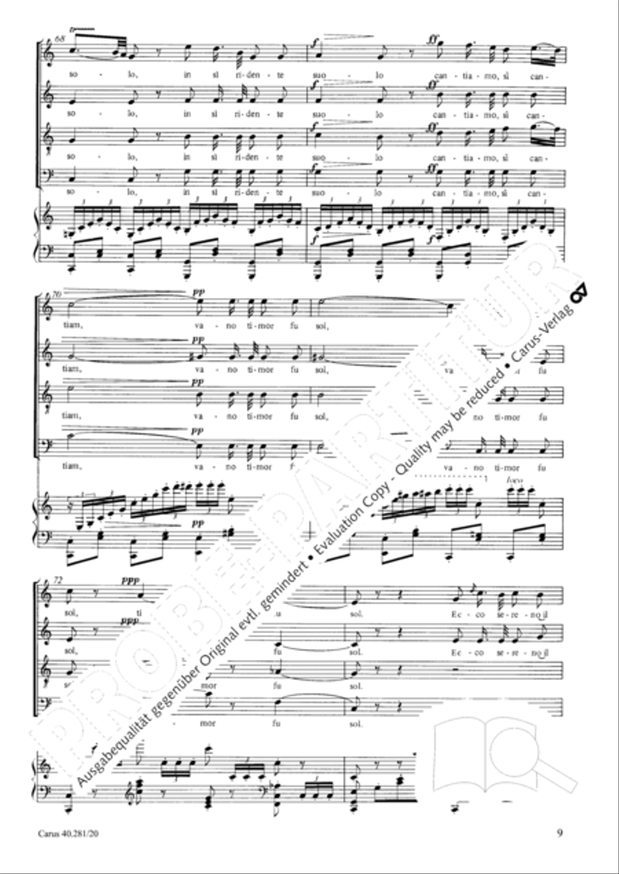 Lass mich dein sein und bleiben 4-Part scores gallery preview page 10