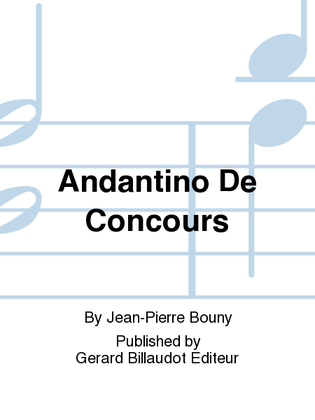 Book cover for Andantino de Concours