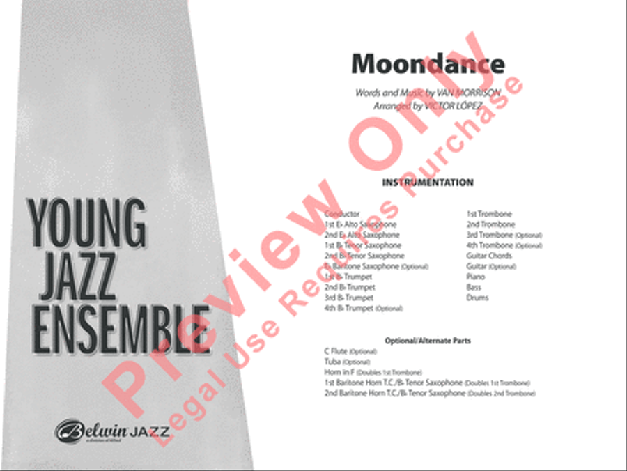Moondance Jazz Ensemble scores gallery preview page 2