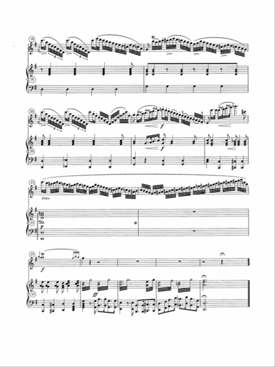 Fantasie in G Major Fantasie in G Major Flute Solo scores gallery preview page 3