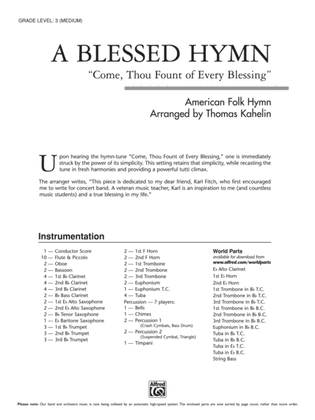 A Blessed Hymn: Score