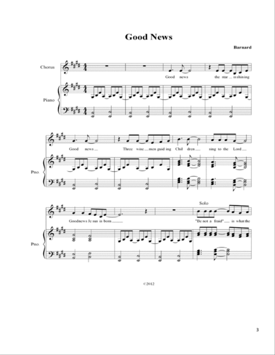 Poems and Carols Choir scores gallery preview page 3