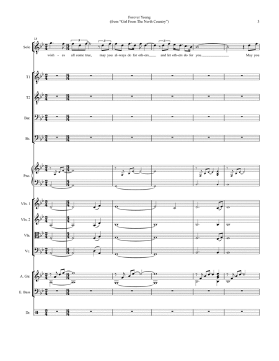 Forever Young Large Ensemble scores gallery preview page 3