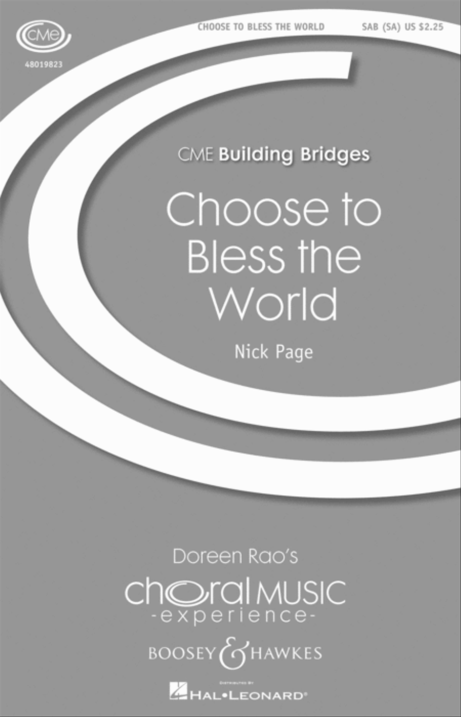 Choose to Bless the World 3-Part scores gallery preview page 1