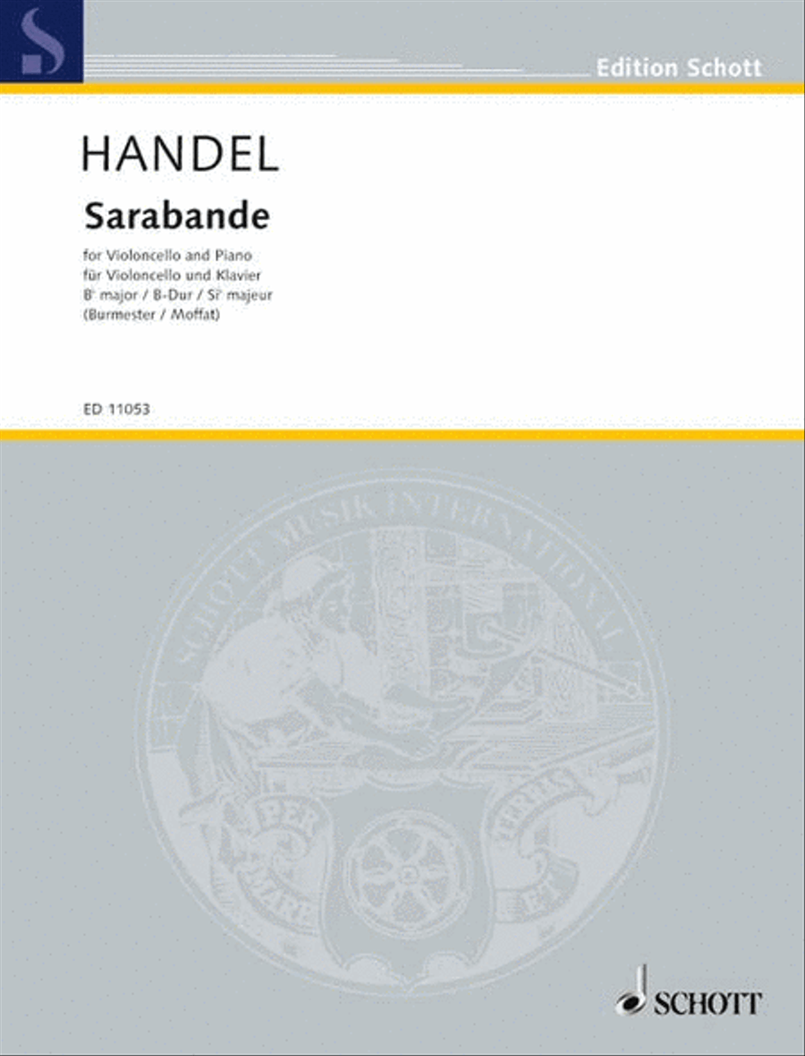 Sarabande Piano Accompaniment scores gallery preview page 1