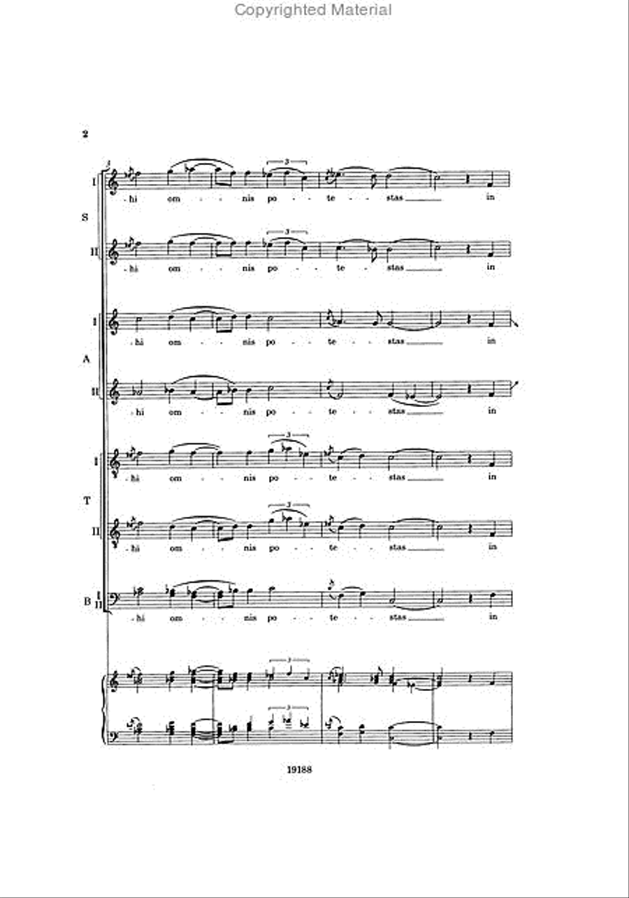 The Strathclyde Motets I The Strathclyde Motets I 4-Part scores gallery preview page 3