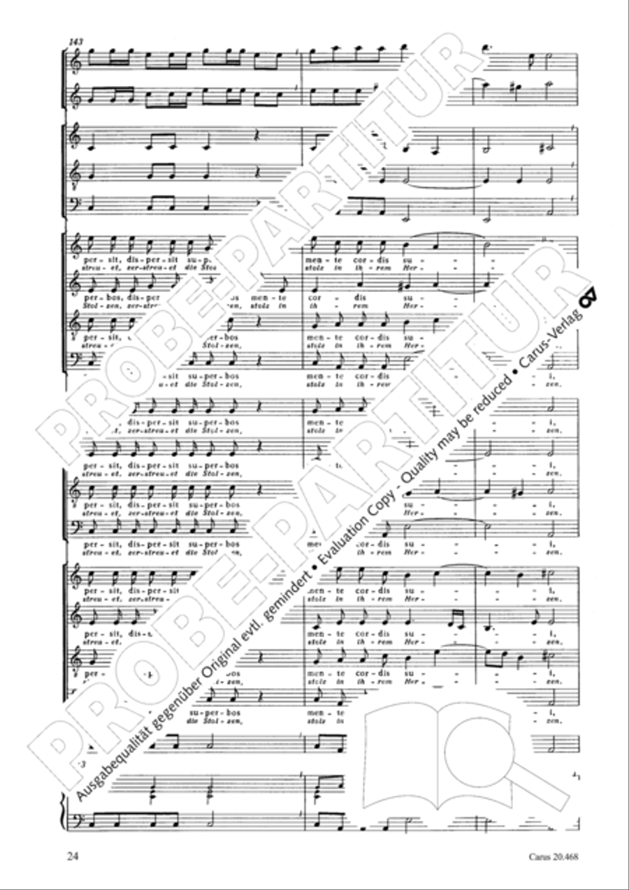 Uppsala-Magnificat Uppsala-Magnificat 4-Part scores gallery preview page 25