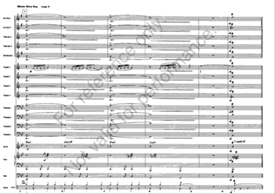 Mister Nice Guy Jazz Ensemble scores gallery preview page 9