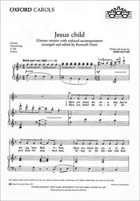 John Rutter: Jesus Child