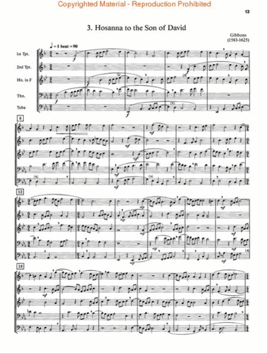 The Canadian Brass Book of Advanced Quintets Brass Quintet scores gallery preview page 3