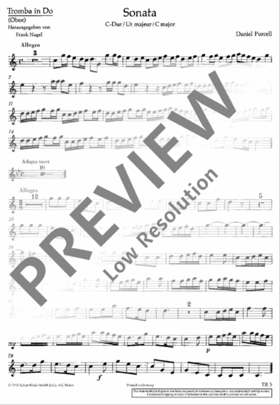 Two Sonatas Oboe scores gallery preview page 16