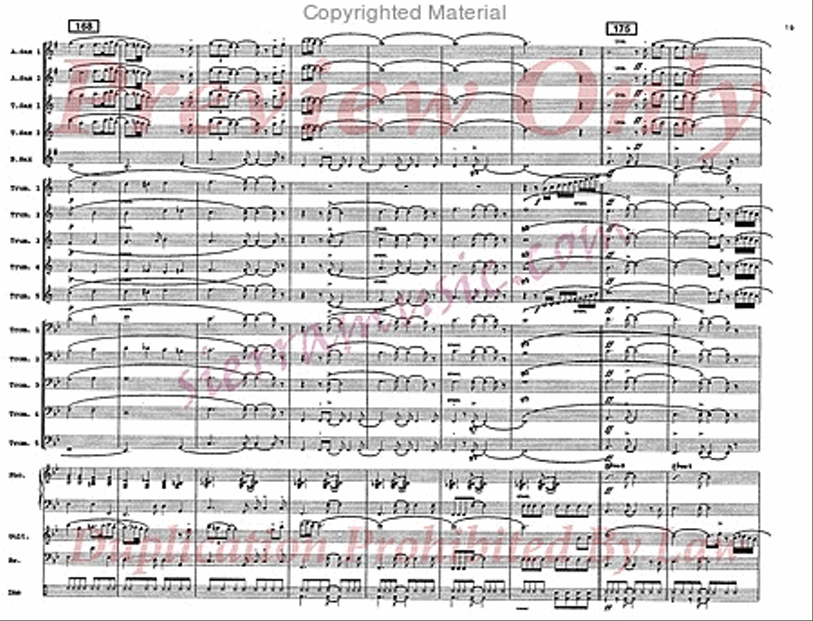 Every Summer Night Big Band scores gallery preview page 20