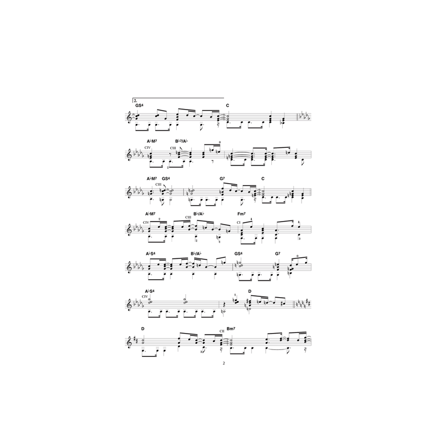 You Are Not Alone Acoustic Guitar scores gallery preview page 2