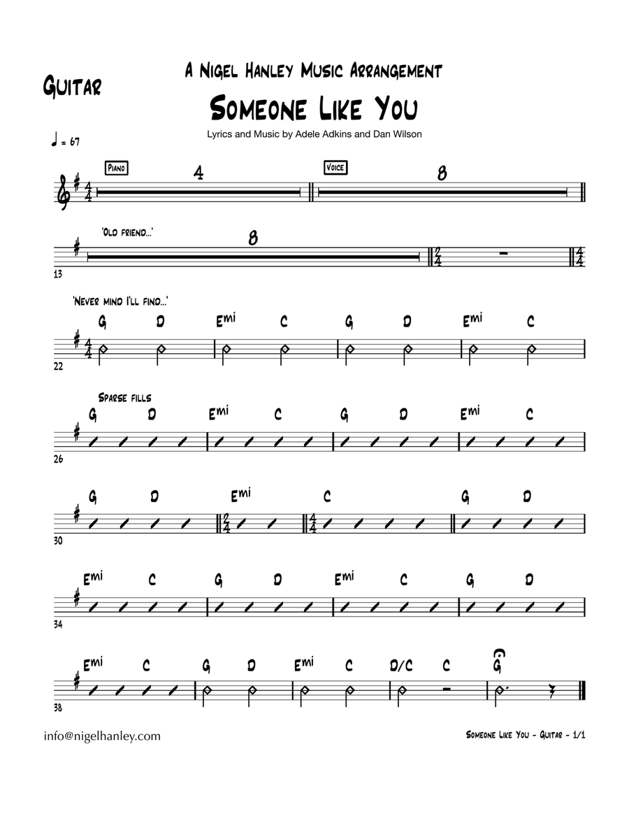 Someone Like You Jazz Ensemble scores gallery preview page 2