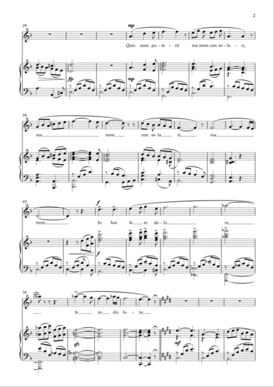 Iam moriar, mi fili High Voice scores gallery preview page 2