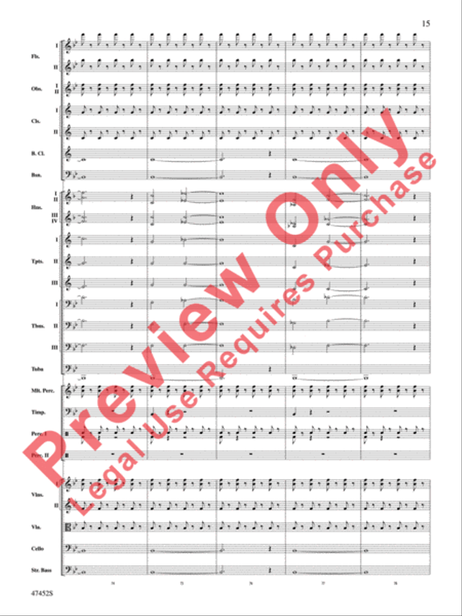 Fantastic Beasts: The Crimes of Grindelwald Full Orchestra scores gallery preview page 16