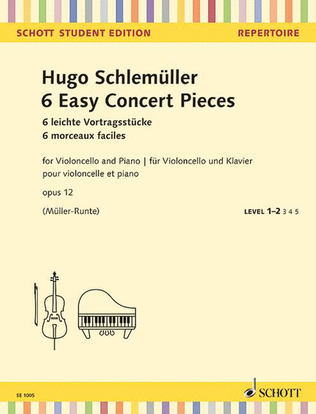 Book cover for 6 Easy Concert Pieces
