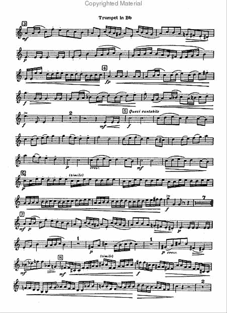 Concert Etude Op. 49 Trumpet Solo scores gallery preview page 5