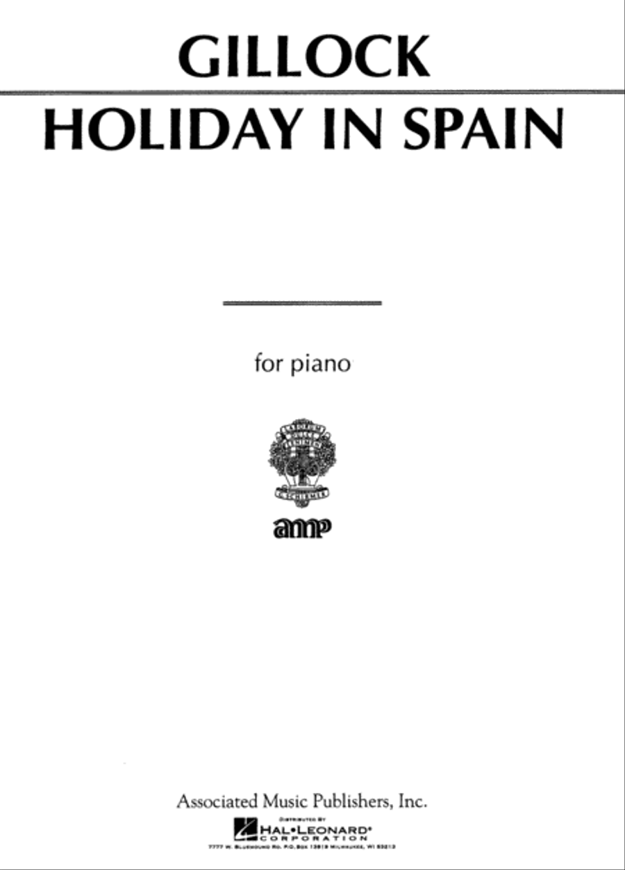 Holiday in Spain Holiday in Spain Piano Solo scores gallery preview page 1