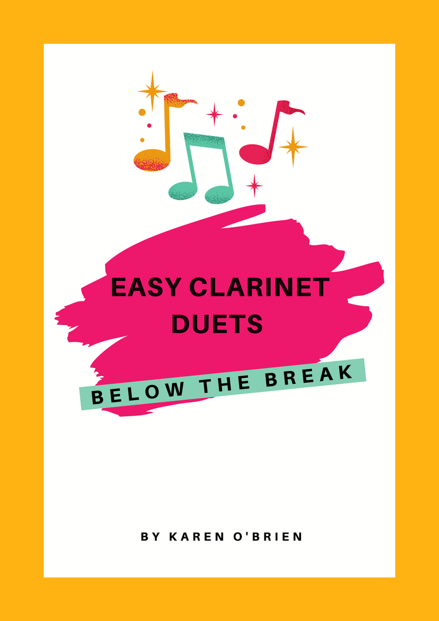 Easy Clarinet Duets Below the Break Clarinet Duet scores gallery preview page 1