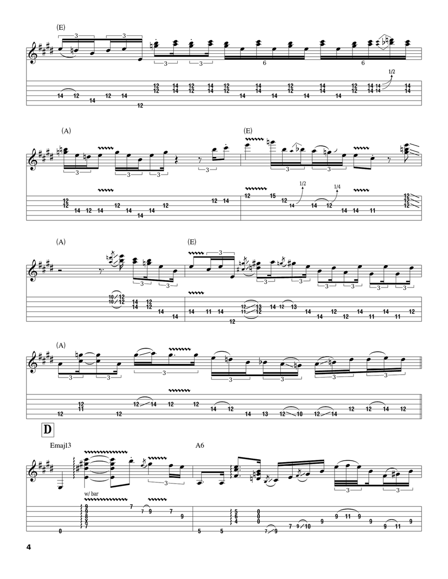 Lenny Acoustic Guitar scores gallery preview page 4
