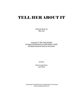 Book cover for Tell Her About It