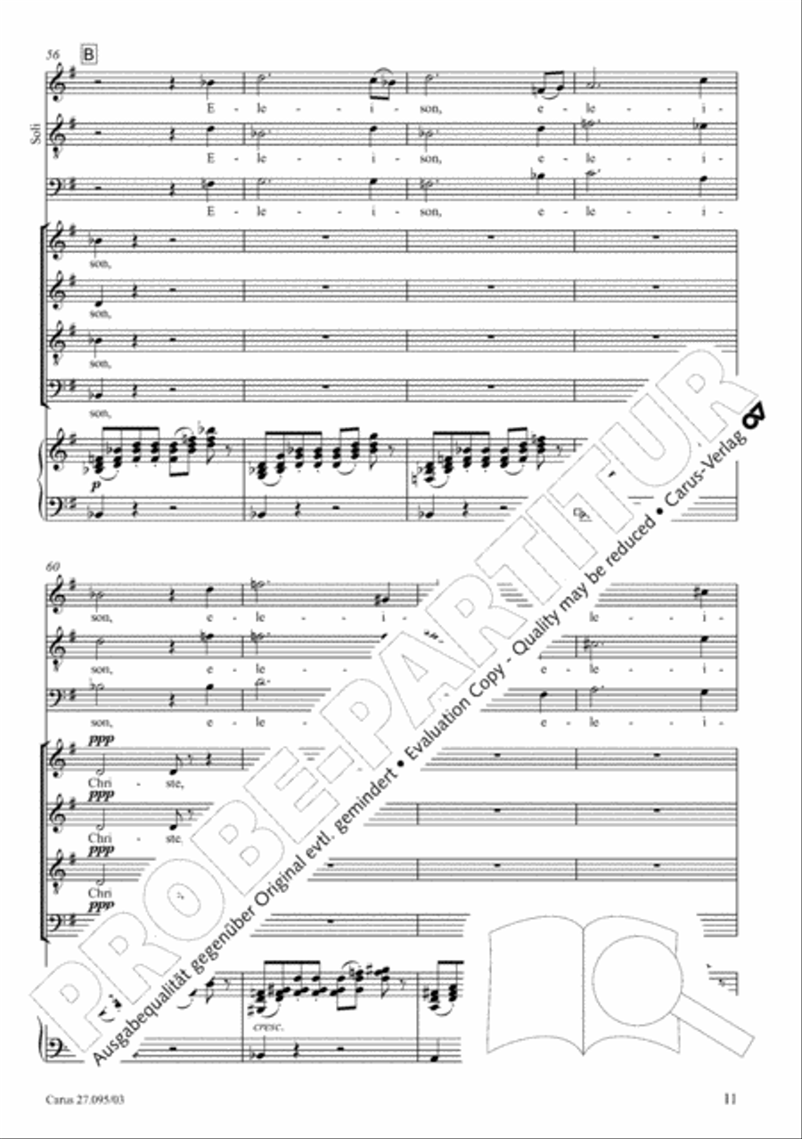 Messe solennelle de sainte Cecile Messe solennelle de sainte Cecile STB scores gallery preview page 12