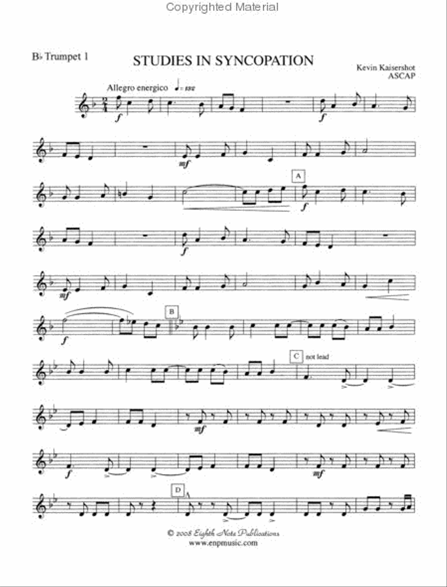 Studies in Syncopation Small Ensemble scores gallery preview page 4