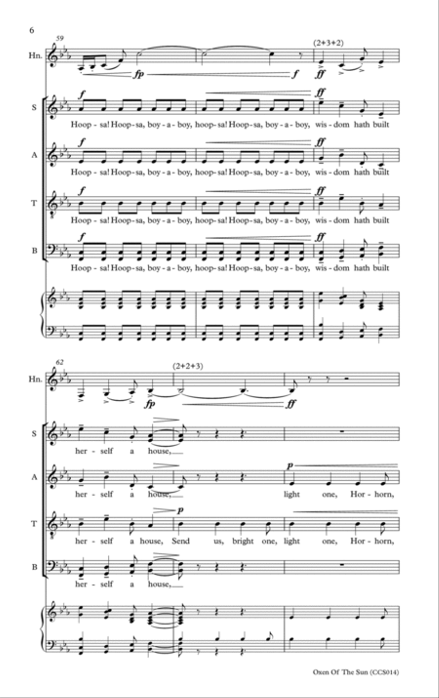 Oxen of the Sun Divisi scores gallery preview page 6
