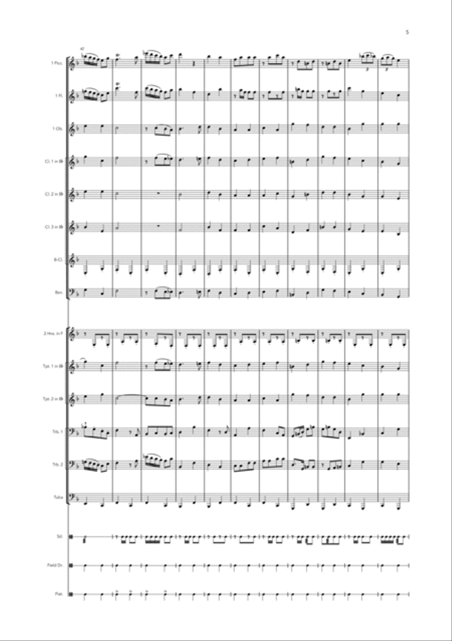 United States Armed Forces Medley Concert Band scores gallery preview page 5