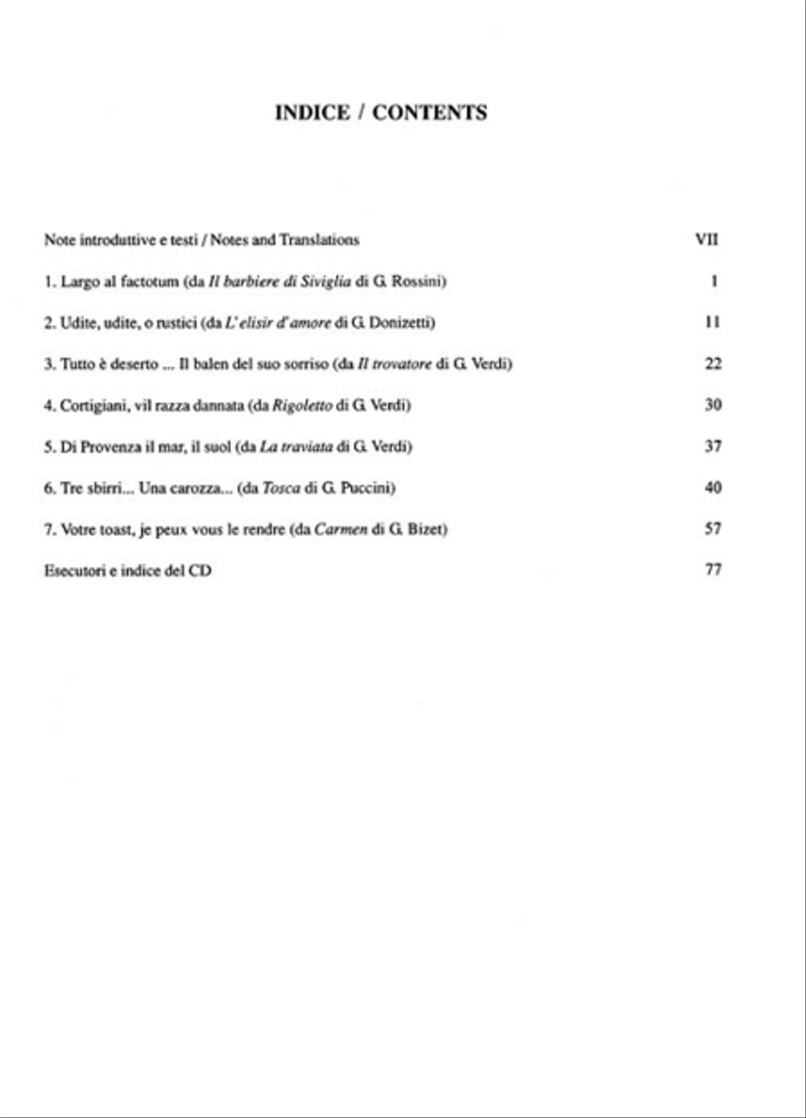Cantolopera: Arias for Baritone - Volume 2 Voice Solo scores gallery preview page 2