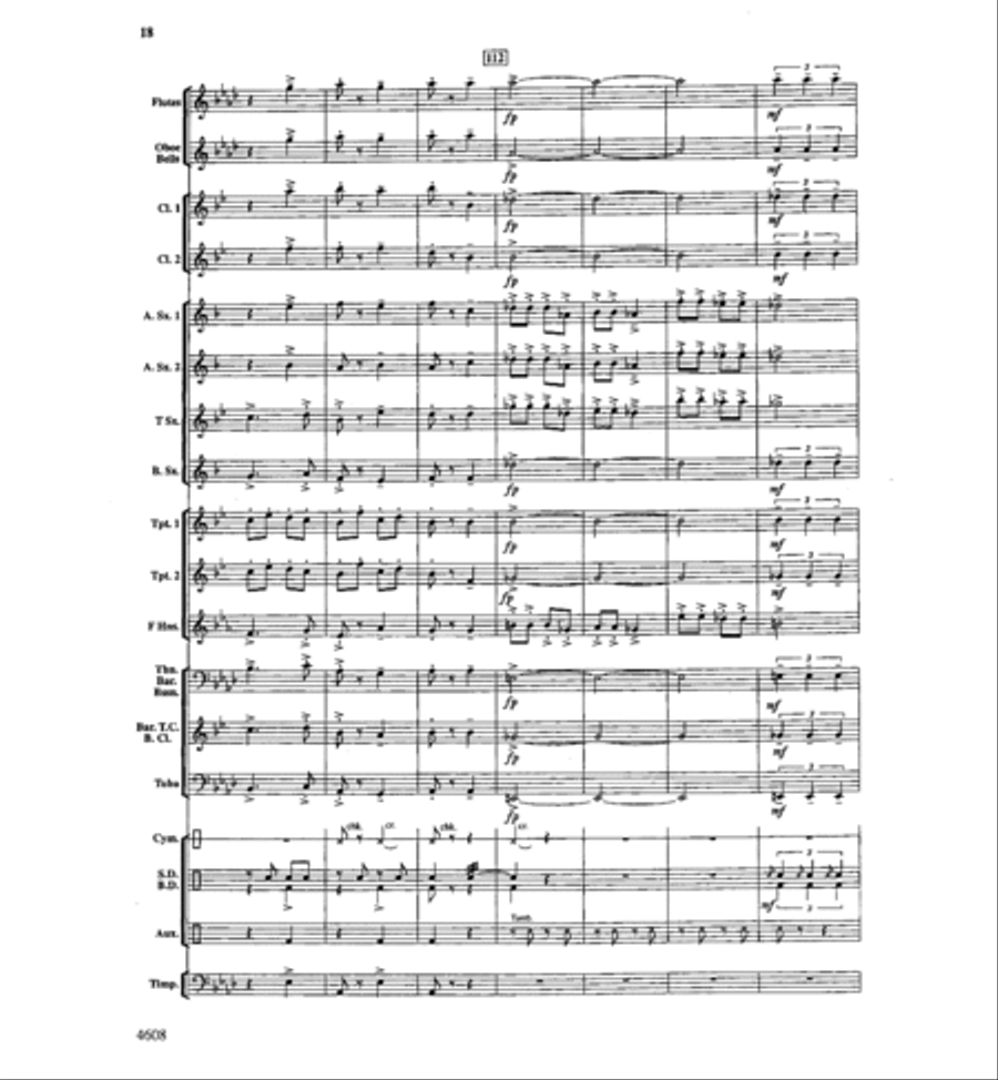 Can-Can You Name These Tunes? Concert Band scores gallery preview page 17