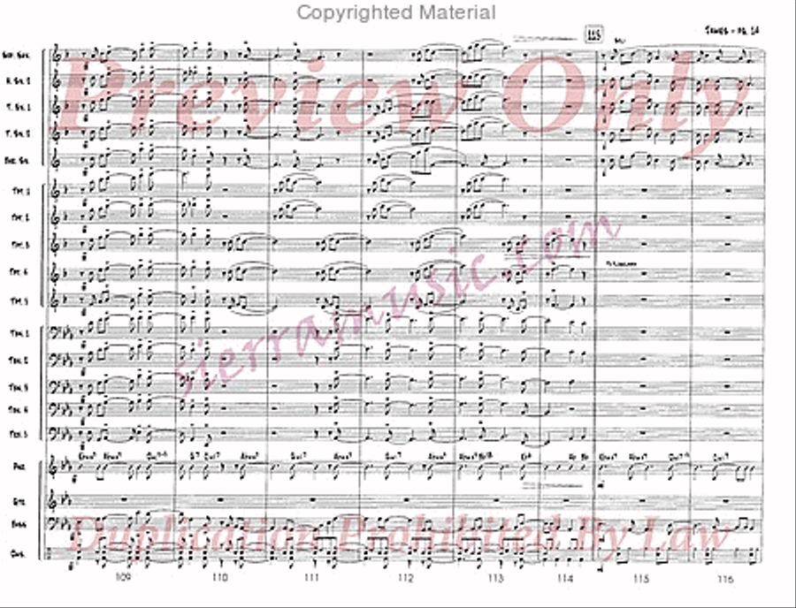 James Jazz Ensemble scores gallery preview page 15