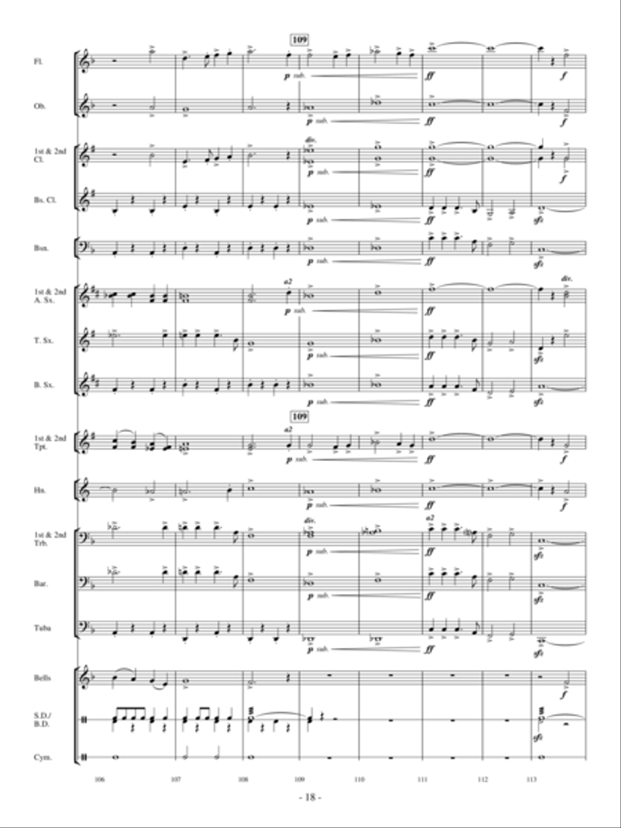 March Kings March Kings Concert Band scores gallery preview page 17