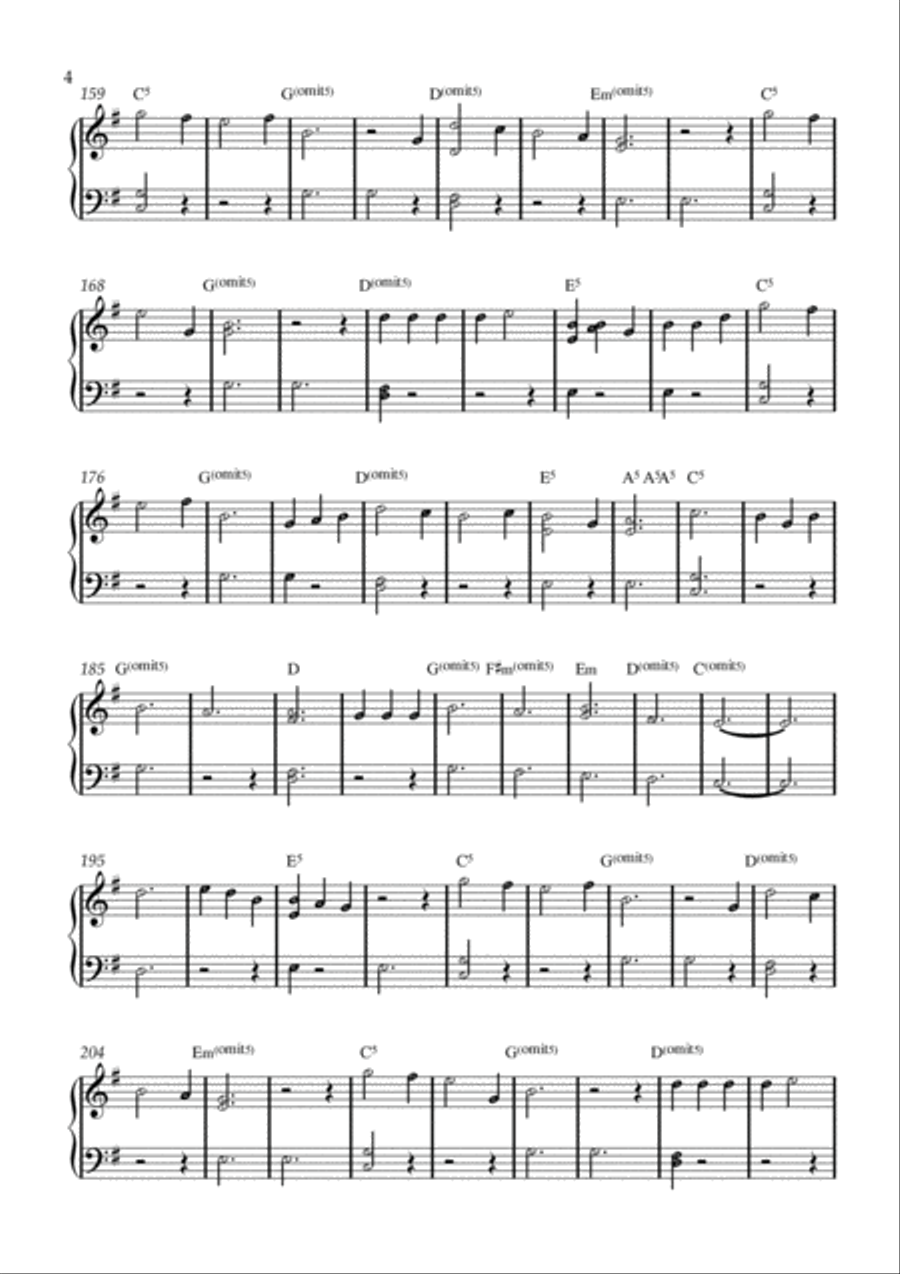 Perfect Easy Piano scores gallery preview page 4