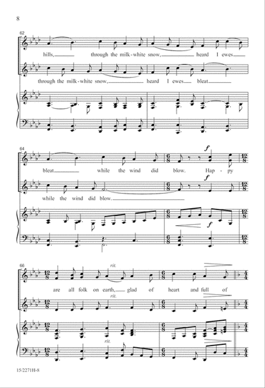 Here We Come A-Caroling! Here We Come A-Caroling! SSA scores gallery preview page 9