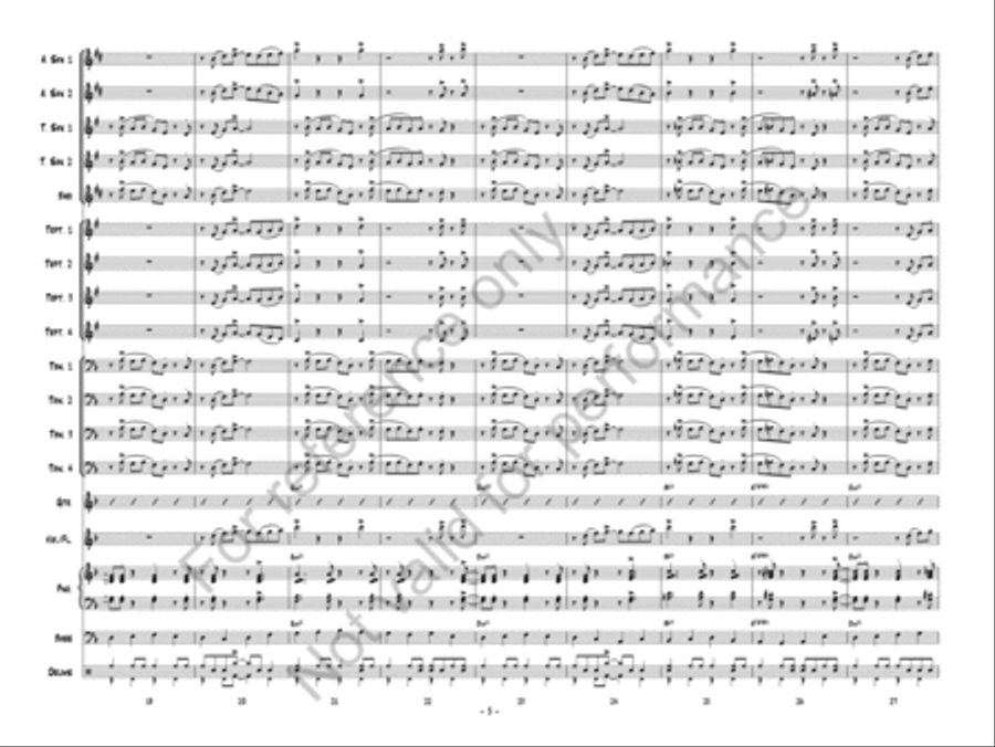 Two-Lip Blues Jazz Ensemble scores gallery preview page 6