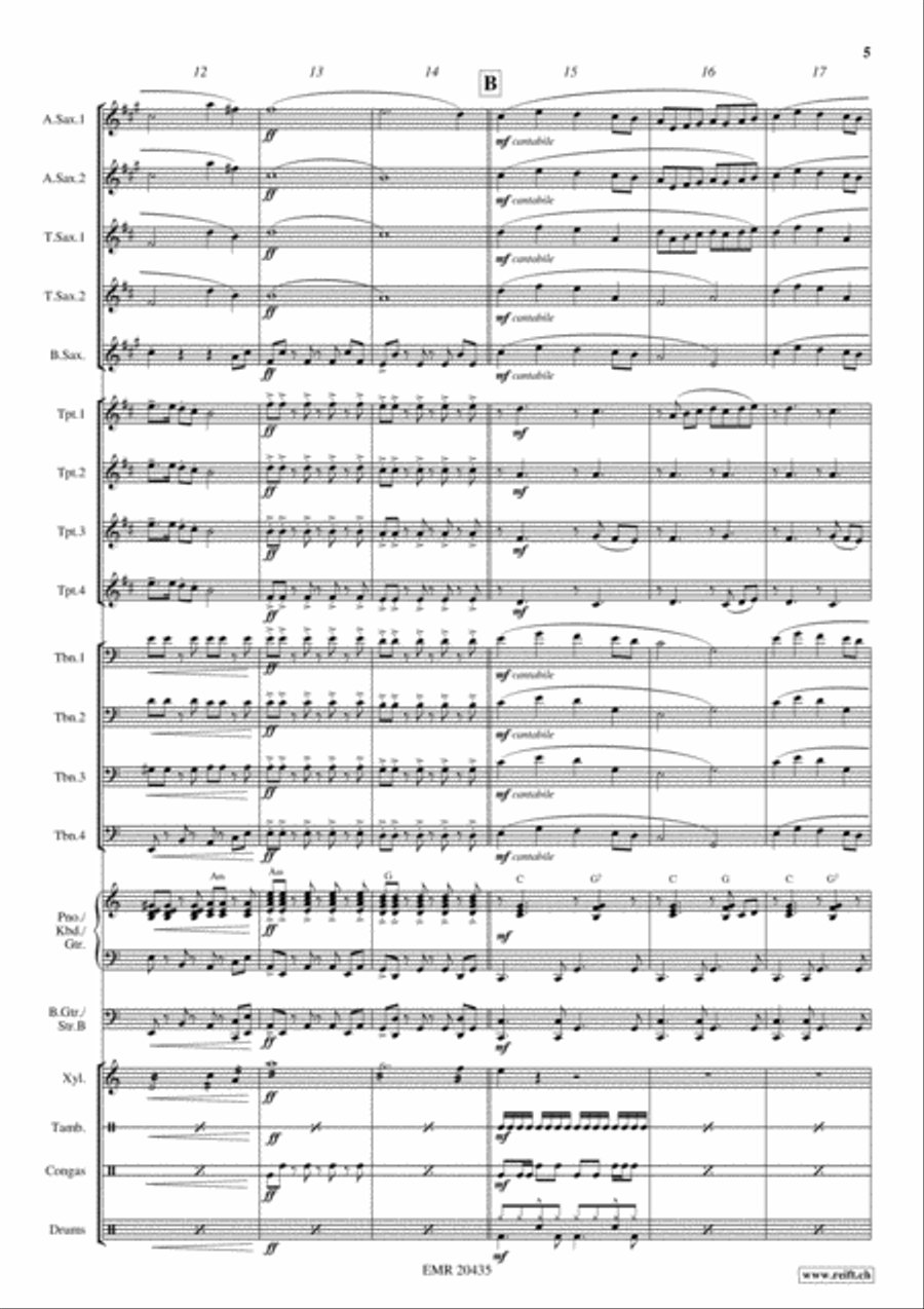 Russian Passion Russian Passion Big Band scores gallery preview page 6