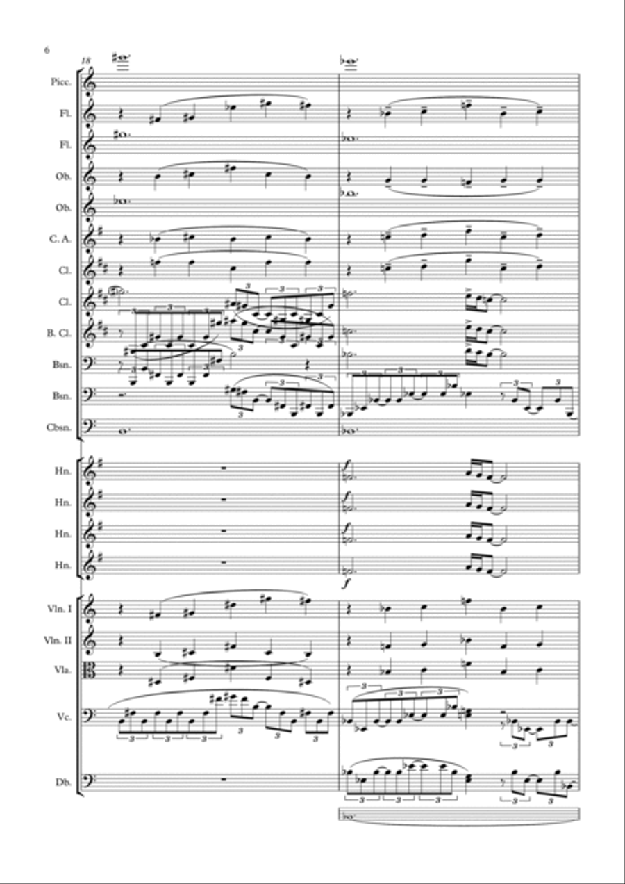 Submerged Cathedral (pd) Full Orchestra scores gallery preview page 6