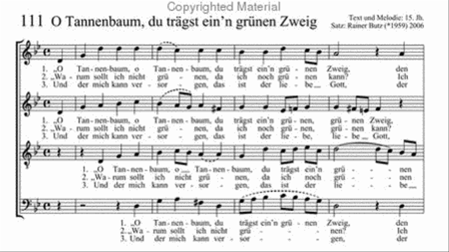 Lore-Ley: Choral collection German Folk Songs (Lore-Ley. Chorbuch Deutsche Volkslieder) 4-Part scores gallery preview page 7